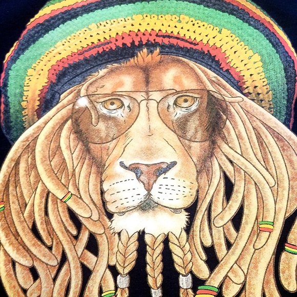Rasta Lion shirt - Picture 3 of 5